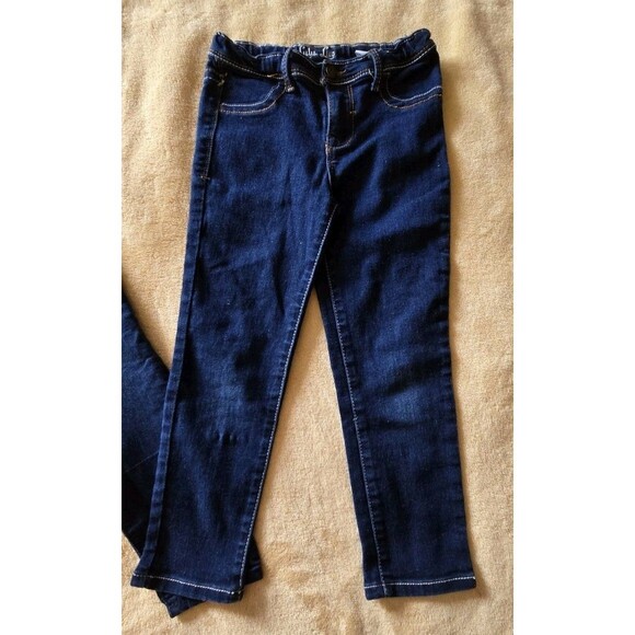 Lot Of 2 Blue Jeans Girls Size 6 Lu Lu Luv & The Childrens Place Jeggings Pants - Picture 5 of 13